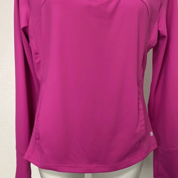 Apana Pink 3/4 Zip Gorpcore Athletic High Neck Outdoor Pullover Jacket Size XL - Picture 3 of 11